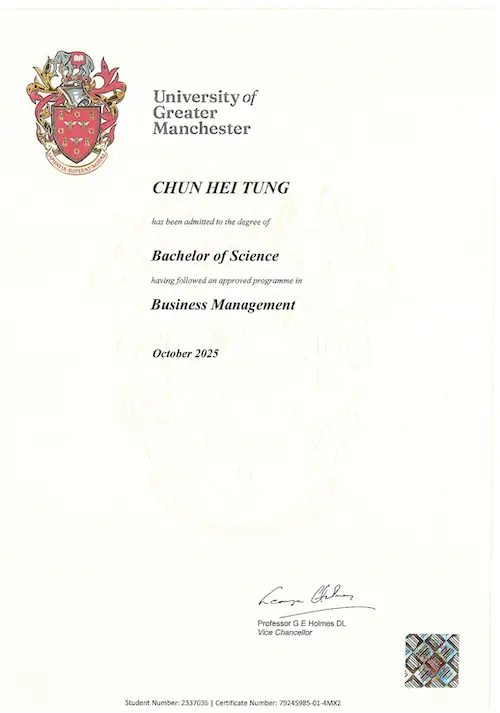 university-greater-manchester-certificate