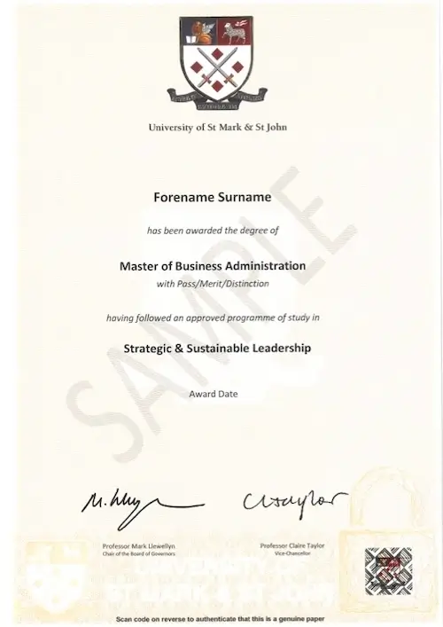 online-Strategic-Sustainable-Leadership-cerfiticate