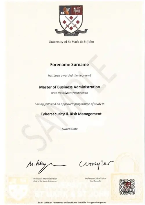 online-cybersecurity-Risk-Management-certificate
